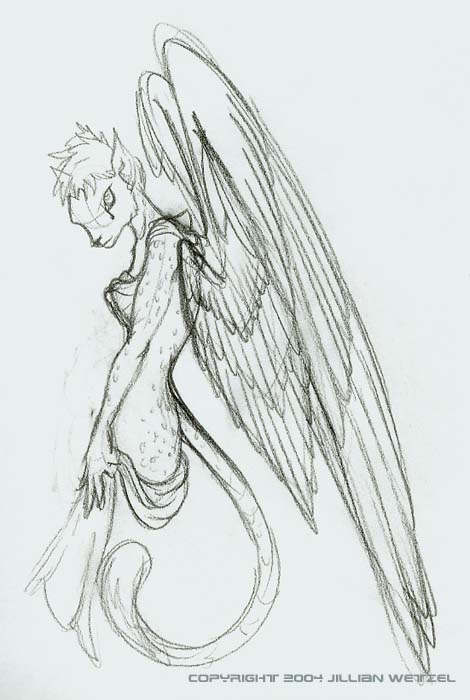 Cheetah anthro with wings